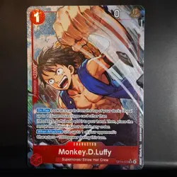 ONE PIECE TCG Monkey D. Luffy (Alt Art) OP14-013 SR The Azure Sea's Seven NM/M - Image 1