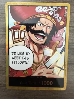 One Piece Gol.D.Roger GOLD DON!! Card (OP-13) English NM - Image 2
