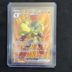 Pokemon TCG Armarouge EX Holo Ultra Rare Card Paradox Rift 218/182 - Image 3
