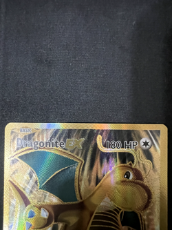 Dragonite EX Gold Full Art 106/108 Evolutions Secret Rare Holo NM Pokemon Card - Image 3