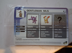 Gentleman Nils Pokemon 2003 Promo NEW SEALED CARD - Image 1