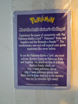 Gentleman Nils Pokemon 2003 Promo NEW SEALED CARD - Image 2