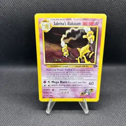 Pokemon Cards: Gym Challenge Rare Holo: Sabrina's Alakazam 16/132 - Image 1