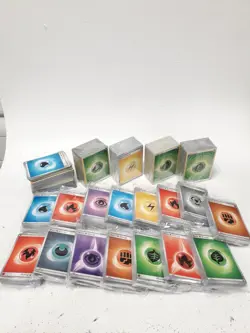 Large Bundle of Pokemon TCG Energy Cards - Mixed Types - Sealed Packs - Image 1