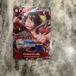 Monkey.D.Luffy (Winner Pack Vol. 5) SR One Piece Promotion Cards ST01-012 NM - Image 1
