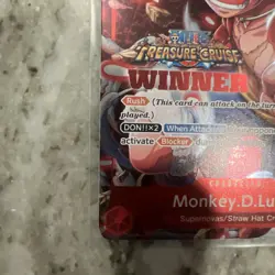 Monkey.D.Luffy (Winner Pack Vol. 5) SR One Piece Promotion Cards ST01-012 NM - Image 5