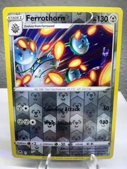 Ferrothorn 122/195 - Silver Tempest - Reverse Holo - Uncommon - Pokemon Card- LP - Image 1