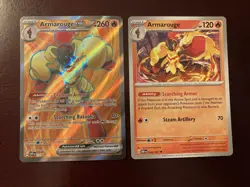 Armarouge EX 125 Sv: Scarlet & Violet Holo Black Star Promo Pokemon TCG Card - Image 1