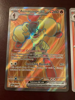 Armarouge EX 125 Sv: Scarlet & Violet Holo Black Star Promo Pokemon TCG Card - Image 2