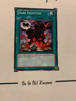 DARK ERUPTION - 1st EDITION SDGU-EN030 ENGLISH Yu-Gi-Oh! CARD COMMON KONAMI TCG - Image 2