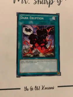 DARK ERUPTION - 1st EDITION SDGU-EN030 ENGLISH Yu-Gi-Oh! CARD COMMON KONAMI TCG - Image 3