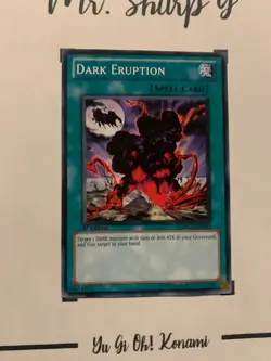 DARK ERUPTION - 1st EDITION SDGU-EN030 ENGLISH Yu-Gi-Oh! CARD COMMON KONAMI TCG - Image 4