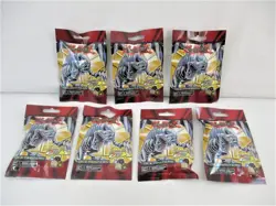 Lot of 7 Yu-Gi-Oh! DICE MASTERS Booster Packs [2 Dice/Cards Per Pack] - Image 1