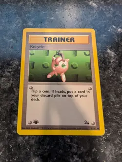 Recycle 61/62 Fossil 1st Edition - Pokemon Card - Image 1