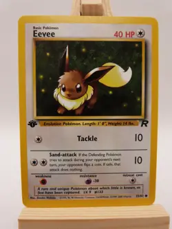 Pokemon 1st Edition Card - Eevee 55/82 (Team Rockets Set) - Image 1