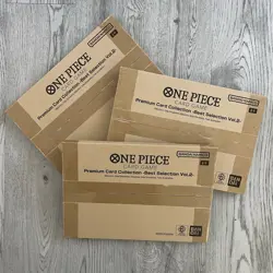One Piece Premium Card Collection Best Selection Vol.2 English 3 Sealed Products - Image 1