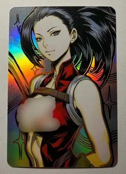 SEXY HEROINE WAIFU Yaoyorozu Momo MY HERO ACADEMIA ACG PREMIUM HOLOFOIL CARD NM - Image 1