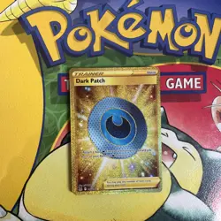 Pokemon Card Dark Patch 216/196 Lost Origin Gold Secret Rare - Image 1