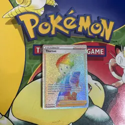 Pokemon Thorton Card 210/196 Secret Rare Lost Origin - Image 1