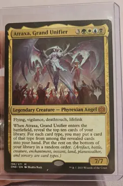🔥 MTG - Atraxa, Grand Unifier - Promo Pack: Phyrexia ONE #196 Regular M/NM 🔥 - Image 1