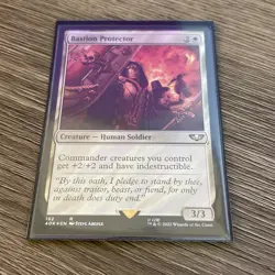 MTG Foil Rare Bastion Protector x 1 NM - Warhammer 40,000 Surge - Image 1