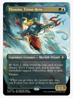 Thrasios, Triton Hero (Borderless) Special Guests Regular - Image 1