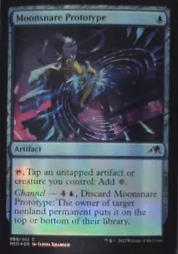 Moonsnare Prototype - Kamigawa: Neon Dynasty: #69, MTG - Foil Nm R248 - Image 1