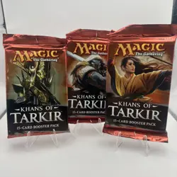 MTG: 3 KHANS of TARKIR Sealed Booster Packs Lot from Box - 3 Packs - English - Image 1