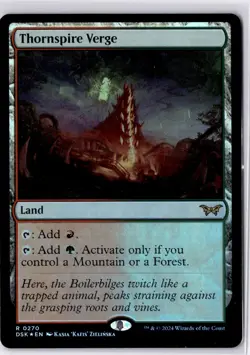 Thornspire Verge Duskmourn: House of Horror Foil NM R 0270 - Image 1