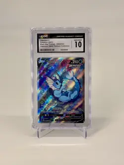 2021 Pokemon Black Star Promo Vaporeon V SWSH181 Full Art CGC 10 Gem Mint - Image 1