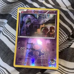 2015 Team Aqua's Grimer Double Crisis 7/34 Reverse Holo Pokemon TCG MP/HP - Image 1