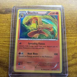 Blaziken 28/160 XY - Primal Clash Holo Rare Reverse Holo Pokemon TCG NM - Image 3