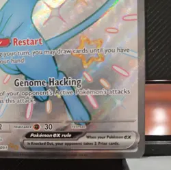 Pokemon TCG Mew ex 216/091 Shiny Ultra Rare Full Art SV Paldean Fates Holo - Image 5