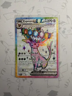 Espeon EX SV Black Star Promo 175 NM Pokemon TCG Prismatic Evolutions - Image 1
