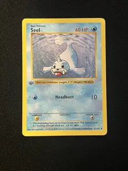 Seel 41/102 1st Edition - Pokemon Base Set 1st Edition (Shadowless) - Image 3