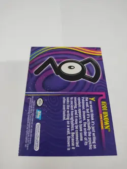 VERY RARE 2001 Topps POKEMON JOHTO #201 UNOWN - Image 5