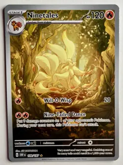 Pokemon TCG Ninetales 199/197 Scarlet Violet Obsidian Flames NM/MT Condition - Image 1
