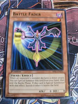 Battle Fader BP01-EN211 Starfoil Rare 1st Edition NM Yugioh Free Shipping - Image 1