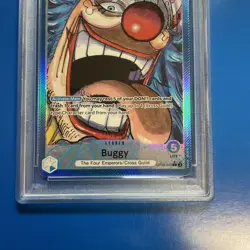 2024 One Piece OP09 EN BUGGY ALTERNATE ART #042 GEM MT 10 PSA - Image 3
