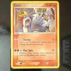 The Pokemon Company Entei 001/017 POP Series 2 Holo 70HP Rare Pokemon Card - Image 1