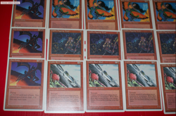 MTG 15x 4th edition red playsets chronicles goblins magic card lot LP - Image 2