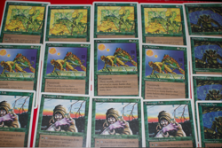 MTG 16x 4th edition chronicles playsets green magic card lot LP - Image 3