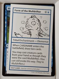 Form of the Mulldrifter - Mystery Booster Playtest Card- Magic the Gathering MTG - Image 1