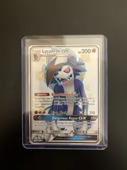 Pokemon TCG Lycanroc GX Full Art Holo Card SV66/SV94 Hidden Fates - Image 3