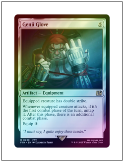 1x Genji Glove, Foil, Magic The Gathering MTG NM - Image 1