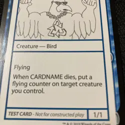 MTG Mystery Booster Convention Edition 2021 Playtest Recycla-bird Pack Fresh - Image 2