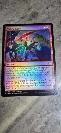Valley Rally Bloomburrow Foil Instant Uncommon MTG NM - Image 1