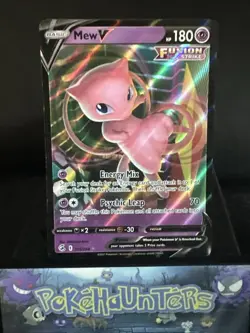 Pokemon Card Mew V Fusion Strike 113/264 Holo Ultra Rare Near Mint - Image 1