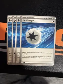 4x Jet Energy 190/193 Pokemon TCG Paldea Evolved NM Playset Uncommon Special Lot - Image 1