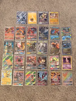1000+ Pokemon card lot all types of cards in all conditions with binders. - Image 2